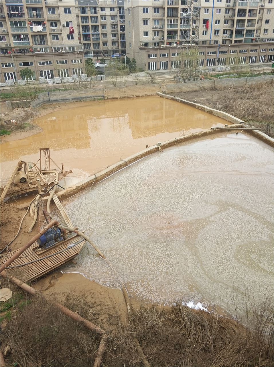 板芙镇沉淀池淤泥清理-厂区废水池淤泥清淤