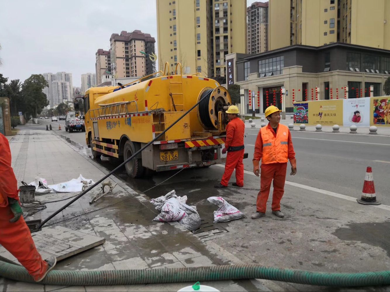 板芙镇排污管道清淤-管道清洗